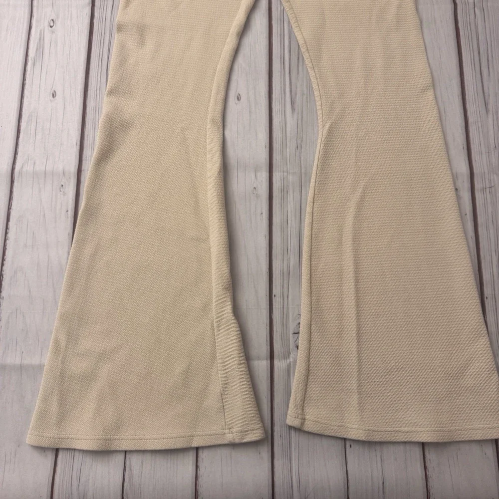 Offline Aerie Flare Leggings Womens Large Tan High Rise Stretch Women's - Picture 3 of 13